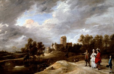 Een Kasteel en zijn Eigenaren door David Teniers the Younger